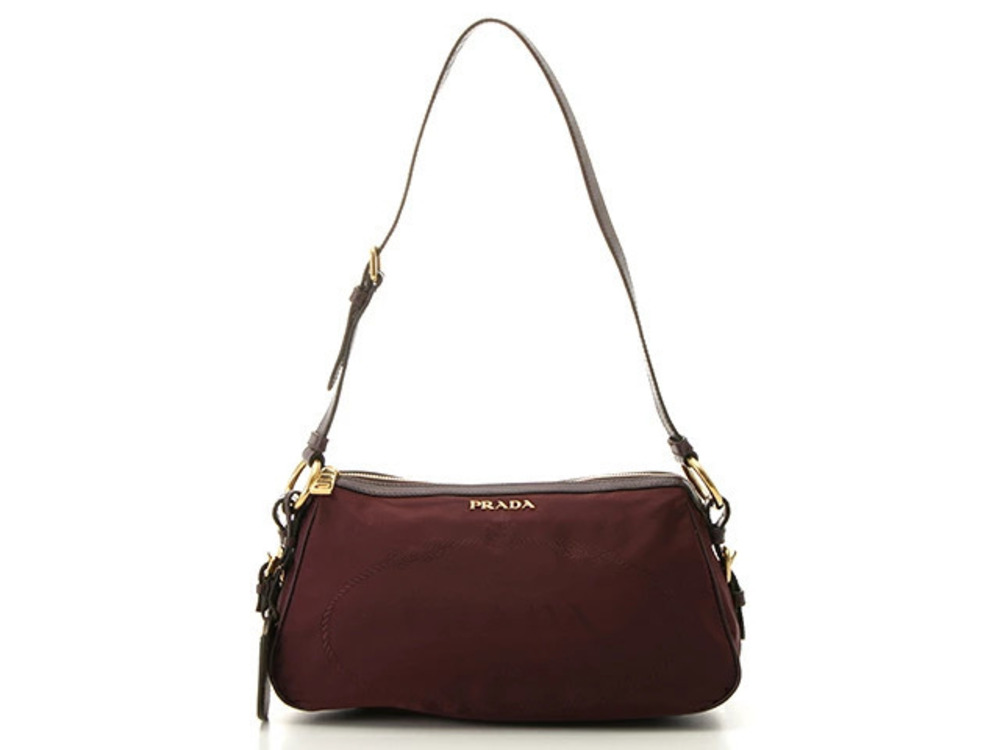 Prada shoulder bag Burgundy Red
